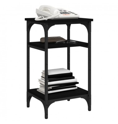  Staliukas, juodos spalvos, 35x30x60cm, apdirbta mediena - Žurnaliniai staliukai - 4