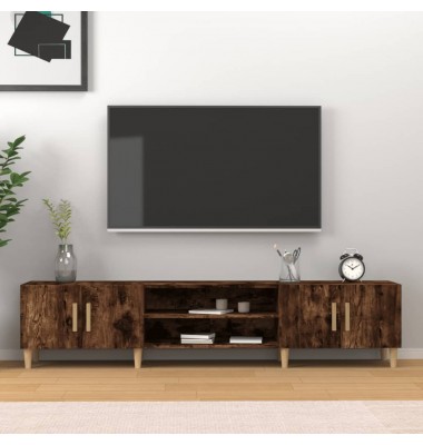  Televizoriaus spintelė, dūminio ąžuolo, 180x31,5x40cm, mediena - TV spintelės - 1