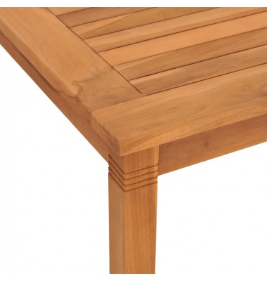  Sodo valgomojo stalas, 85x85x75cm, tikmedžio medienos masyvas - Lauko stalai, staliukai - 5