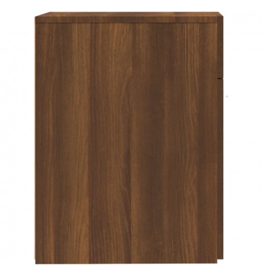  Vaistų spintelė, rudos ąžuolo spalvos, 20x45,5x60cm, mediena - Biuro spintos, spintelės - 6