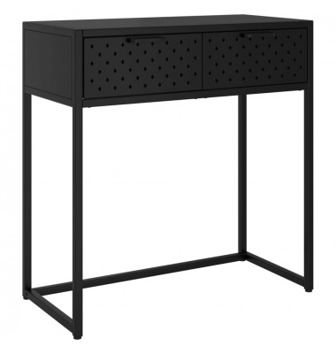  Konsolinis staliukas, juodos spalvos, 72x35x75cm, plienas - Žurnaliniai staliukai - 2