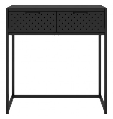  Konsolinis staliukas, juodos spalvos, 72x35x75cm, plienas - Žurnaliniai staliukai - 3