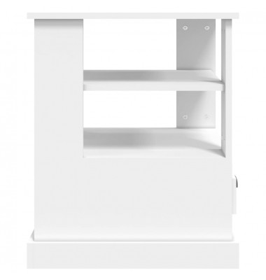  Staliukas, baltas, 50x50x60cm, apdirbta mediena - Žurnaliniai staliukai - 7