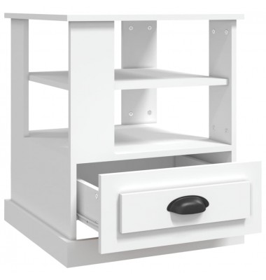  Staliukas, baltas, 50x50x60cm, apdirbta mediena - Žurnaliniai staliukai - 8