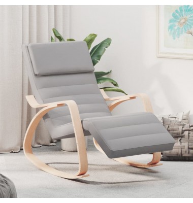  Supama kėdė, šviesiai pilkos spalvos, audinys - Supamos kėdės - 1