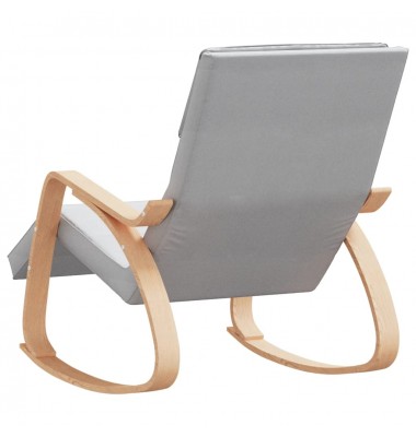  Supama kėdė, šviesiai pilkos spalvos, audinys - Supamos kėdės - 5