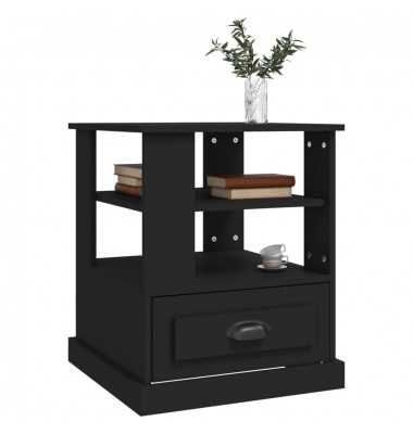  Staliukas, juodos spalvos, 50x50x60cm, apdirbta mediena - Žurnaliniai staliukai - 4