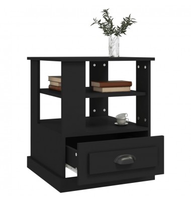  Staliukas, juodos spalvos, 50x50x60cm, apdirbta mediena - Žurnaliniai staliukai - 5