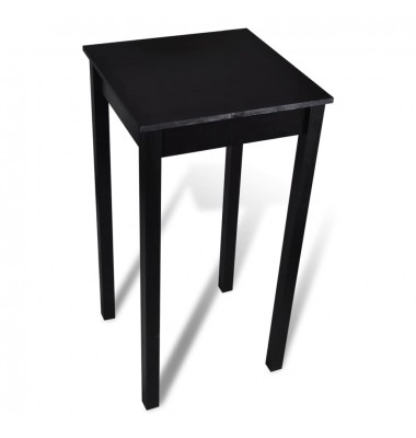  Baro stalas, MDF, juodas, 55x55x107 cm - Stalai - 1