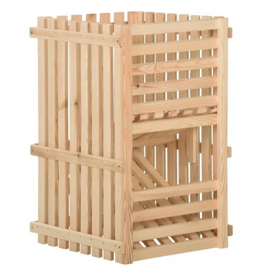  Bulvių dėžė, 50x50x80cm, pušies medienos masyvas - Daiktadėžės - 1