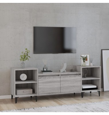  Televizoriaus spintelė, pilka ąžuolo, 160x35x55cm, mediena - TV spintelės - 1