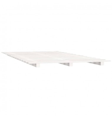  Lovos rėmas, baltos spalvos, 140x190cm, pušies medienos masyvas - Lovos - 4