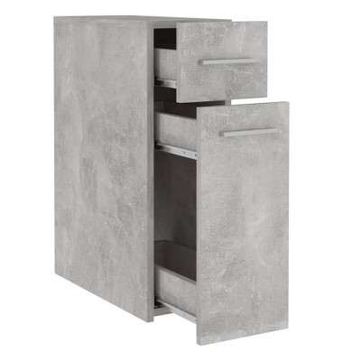  Vaistų spintelė, betono pilkos spalvos, 20x45,5x60cm, MDP - Biuro spintos, spintelės - 5
