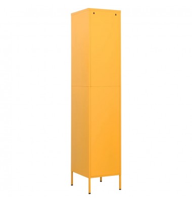  Persirengimo spintelė, garstyčių geltona, 35x46x180cm, plienas - Biuro spintos, spintelės - 5