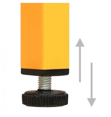  Persirengimo spintelė, garstyčių geltona, 35x46x180cm, plienas - Biuro spintos, spintelės - 8