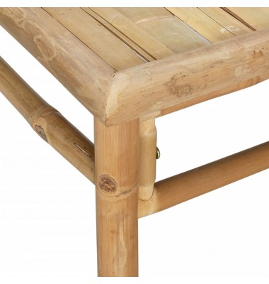  Sodo komplektas su pilkomis pagalvėlėmis, 3 dalių, bambukas - Moduliniai lauko baldai - 8