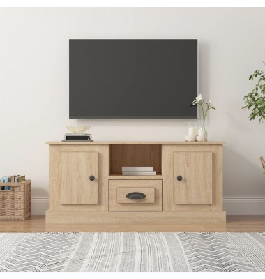  Televizoriaus spintelė, ąžuolo, 100x35,5x45cm, apdirbta mediena - TV spintelės - 1