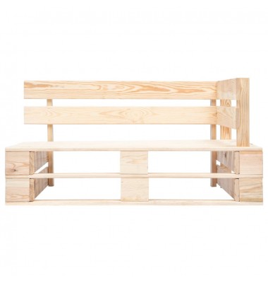  Kampinė sodo sofa iš palečių, impregnuota pušies mediena - Moduliniai lauko baldai - 3