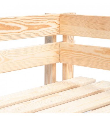  Kampinė sodo sofa iš palečių, impregnuota pušies mediena - Moduliniai lauko baldai - 4