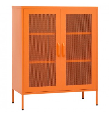  Sandėliavimo spintelė, oranžinė, 80x35x101,5cm, plienas - Biuro spintos, spintelės - 2