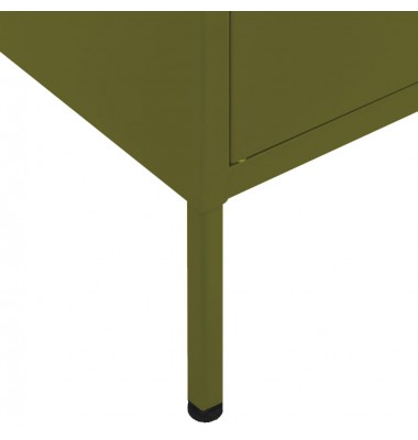  Sandėliavimo spintelė, alyvuogių žalia, 80x35x101,5cm, plienas - Biuro spintos, spintelės - 7