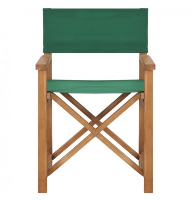  Sulankstomos režisieriaus kėdės, 2vnt., žalios, tikmedis - Lauko kėdės - 3