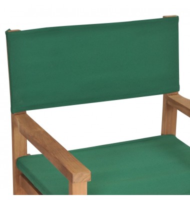 Sulankstomos režisieriaus kėdės, 2vnt., žalios, tikmedis - Lauko kėdės - 7