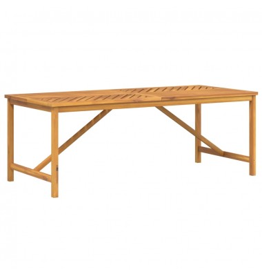  Sodo valgomojo stalas, 200x90x74cm, akacijos medienos masyvas - Lauko stalai, staliukai - 2