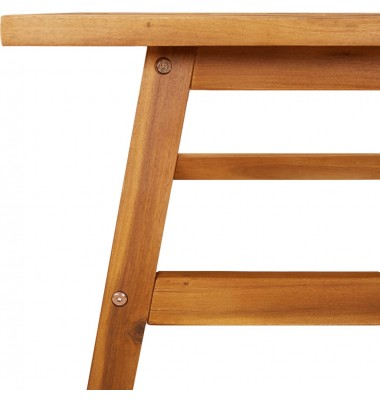  Kavos staliukas, 100x50x45cm, akacijos medienos masyvas - Lauko stalai, staliukai - 6