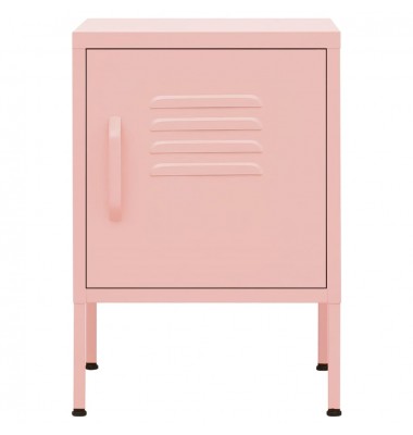  Naktinis staliukas, rožinė, 35x35x51cm, plienas - Naktinės spintelės - 3