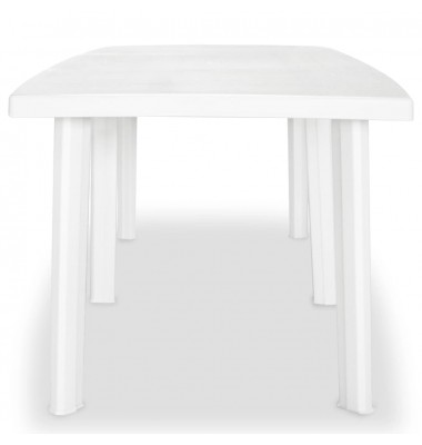 Sodo stalas, baltas, 210x96x72cm, plastikas - Lauko stalai, staliukai - 2