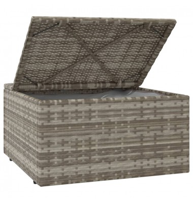  Sodo komplektas su pagalvėlėmis, 3 dalių, pilkas, poliratanas - Lauko sofos, lovos - 8