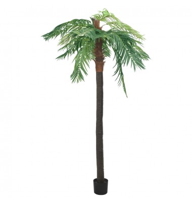  Dirbtinė Fenikso palmė su vazonu, žalias, 305cm - Dirbtiniai augalai - 1