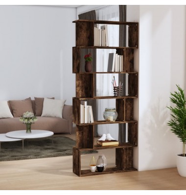  Spintelė knygoms/pertvara, dūminio ąžuolo, 80x24x192cm, mediena - Pastatomos lentynos, spintelės - 1