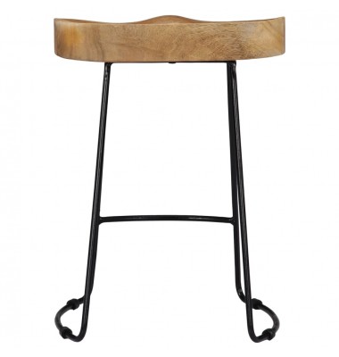  Gavin Baro taburetės, 2vnt., 46x38x52cm, mango medienos masyvas - Baro kėdės - 4
