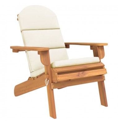  Sodo adirondack kėdė su pagalvėlėmis, akacijos medienos masyvas - Lauko kėdės - 2
