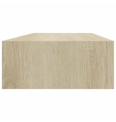  Lentynos su stalčiais, 2vnt., ąžuolo, 60x23,5x10cm, MDF - Pakabinamos lentynos, spintelės - 6