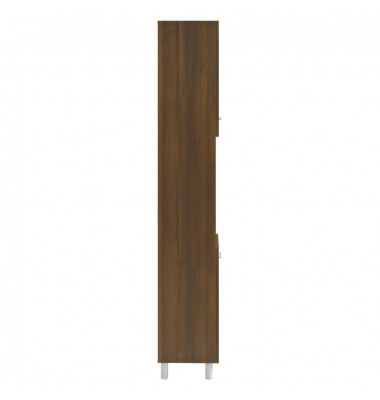  Vonios spintelė, ruda ąžuolo, 30x30x179cm, apdirbta mediena - Vonios baldų komplektai - 7