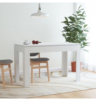  Valgomojo stalas, baltos spalvos, 120x60x76cm, MDP - Stalai - 1