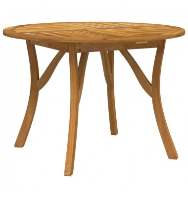  Sodo stalas, 110cm skersmens, akacijos medienos masyvas - Lauko stalai, staliukai - 2