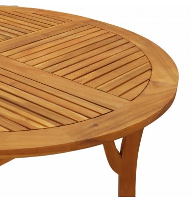  Sodo stalas, 110cm skersmens, akacijos medienos masyvas - Lauko stalai, staliukai - 5