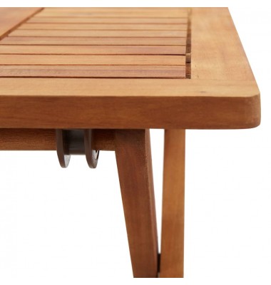  Sulankstomas sodo kavos staliukas, 40x40x40cm, akacijos masyvas  - Lauko stalai, staliukai - 4