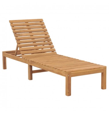  Saulės gultas, tikmedžio medienos masyvas - Gultai, šezlongai - 1