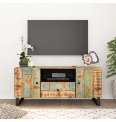  TV spintelė, 105x33,5x46cm, perdirbta/apdirbta mediena - TV spintelės - 1