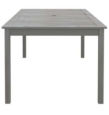  Sodo stalas, pilkas, 200x100x75cm, akacijos medienos masyvas - Lauko stalai, staliukai - 4
