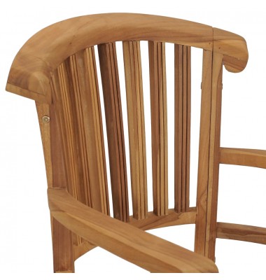  Sodo kėdės, 2vnt., tikmedžio medienos masyvas - Lauko kėdės - 6