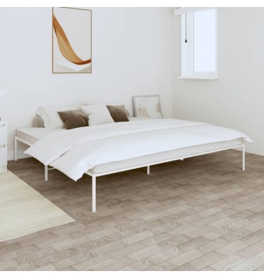  Metalinis lovos rėmas, baltos spalvos, 193x203 cm - Lovos - 1