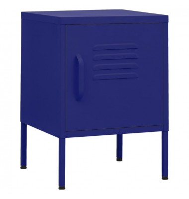  Naktinis staliukas, tamsiai mėlyna, 35x35x51cm, plienas - Naktinės spintelės - 2