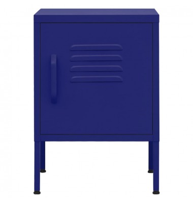  Naktinis staliukas, tamsiai mėlyna, 35x35x51cm, plienas - Naktinės spintelės - 3