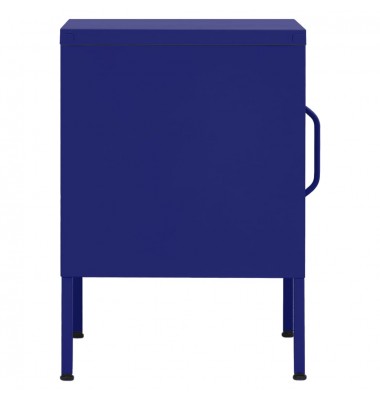  Naktinis staliukas, tamsiai mėlyna, 35x35x51cm, plienas - Naktinės spintelės - 6